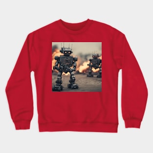 Robot Attack Crewneck Sweatshirt